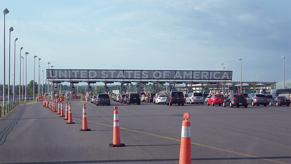 border crossing United States of america
